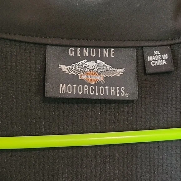 Harley Davidson XL black and pink coat - Picture 2 of 3